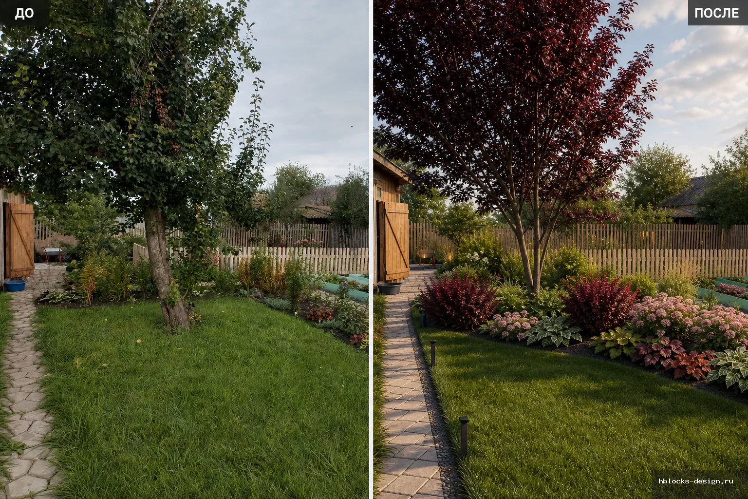 Outdoor garden · Хай-тек