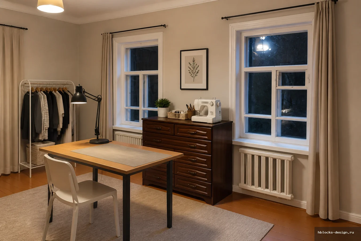 Interior — same functional room as in the source image (keep room type, layout, windows, camera; do not replace with a generic living room or unrelated space). · Пользовательское описание